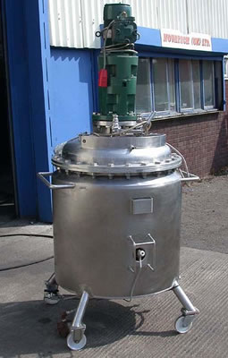 325 litre jacketed vacuum mixer